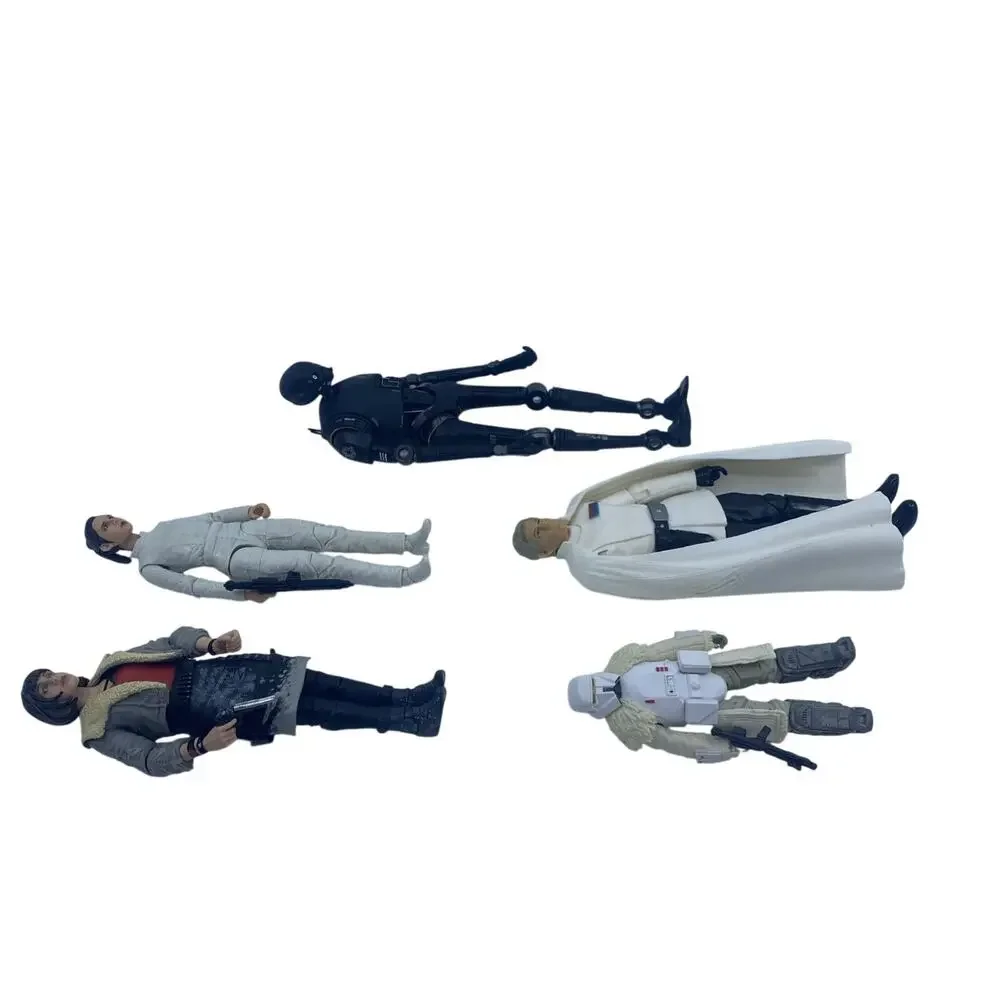 Star Wars Black Series Lot of 5 Range Trooper Leia Qi'ra K-2SO Krennic Figures